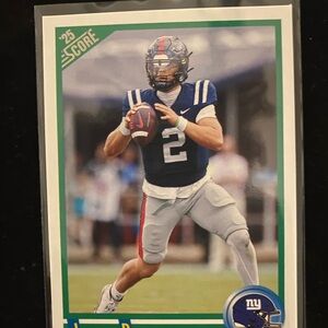 2025 Score Jaxson Dart Rookie Card